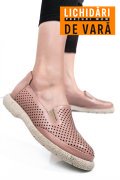 ESPADRILE ROZ PIELE NATURALA 4S7715