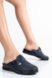 Papuci orto bleumarin piele naturala s67t360