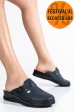 Papuci orto bleumarin piele naturala s67t360