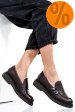 Mocasini dama piele naturala maro inchis 4s7710