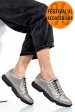 Pantofi sport gri piele naturala 1s7768