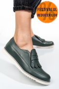 MOCASINI VERZI PIELE NATURALA 2S7737