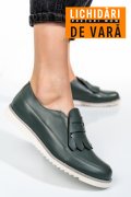 MOCASINI VERZI PIELE NATURALA 2S7737