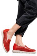 ESPADRILE ROSII PIELE NATURALA 4S7715