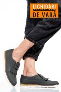 MOCASINI GRI PIELE NATURALA 2S7737