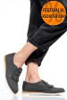 Mocasini gri piele naturala 2s7737
