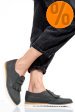 Mocasini gri piele naturala 2s7737