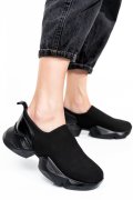 PANTOFI SPORT NEGRI CU INSERTIE PIELE NATURALA 1150