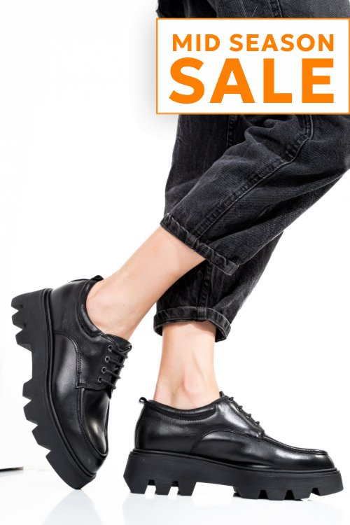 Pantofi negri piele naturala as7750098