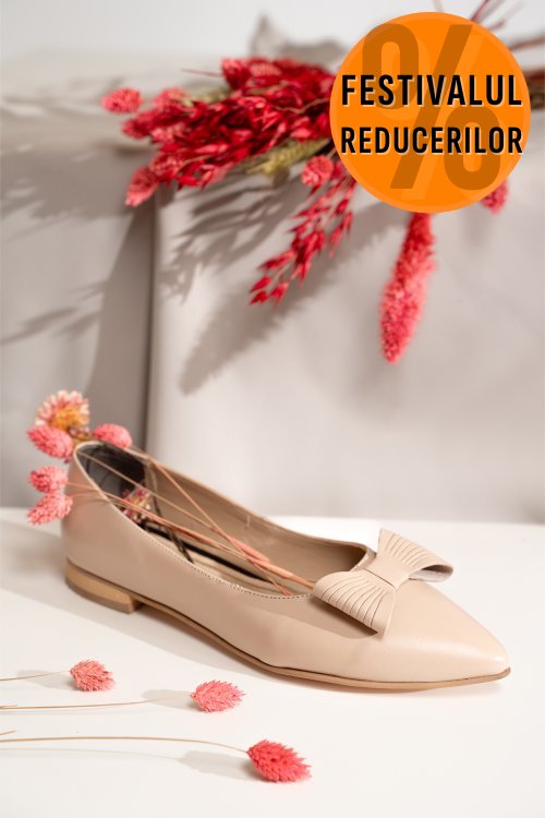 Balerini nude piele naturala 3s7708