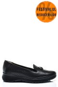 ESPADRILE NEGRE PIELE NATURALA 4S7714