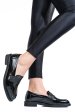 Pantofi negri piele naturala lacuita 2s7741606npk