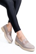PANTOFI BEJ PIELE NATURALA 2S7741604NP