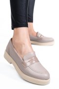 PANTOFI BEJ PIELE NATURALA 2S7741604NP
