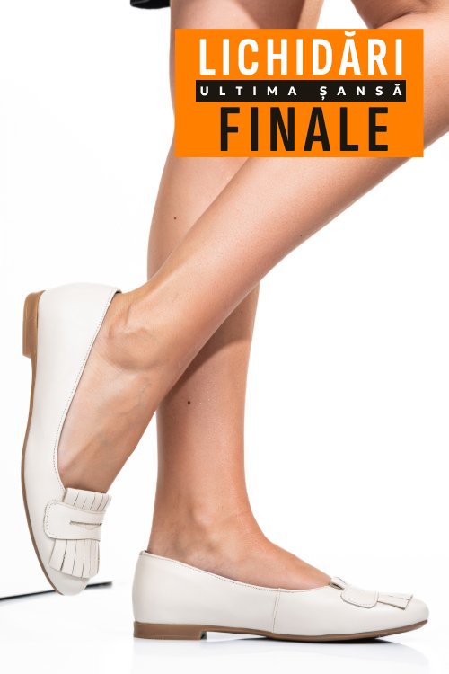 Balerini bej piele naturala 3s7703