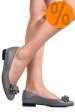 Balerini gri piele naturala 3s7713b