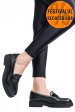 Pantofi negri piele naturala 2s7741604np