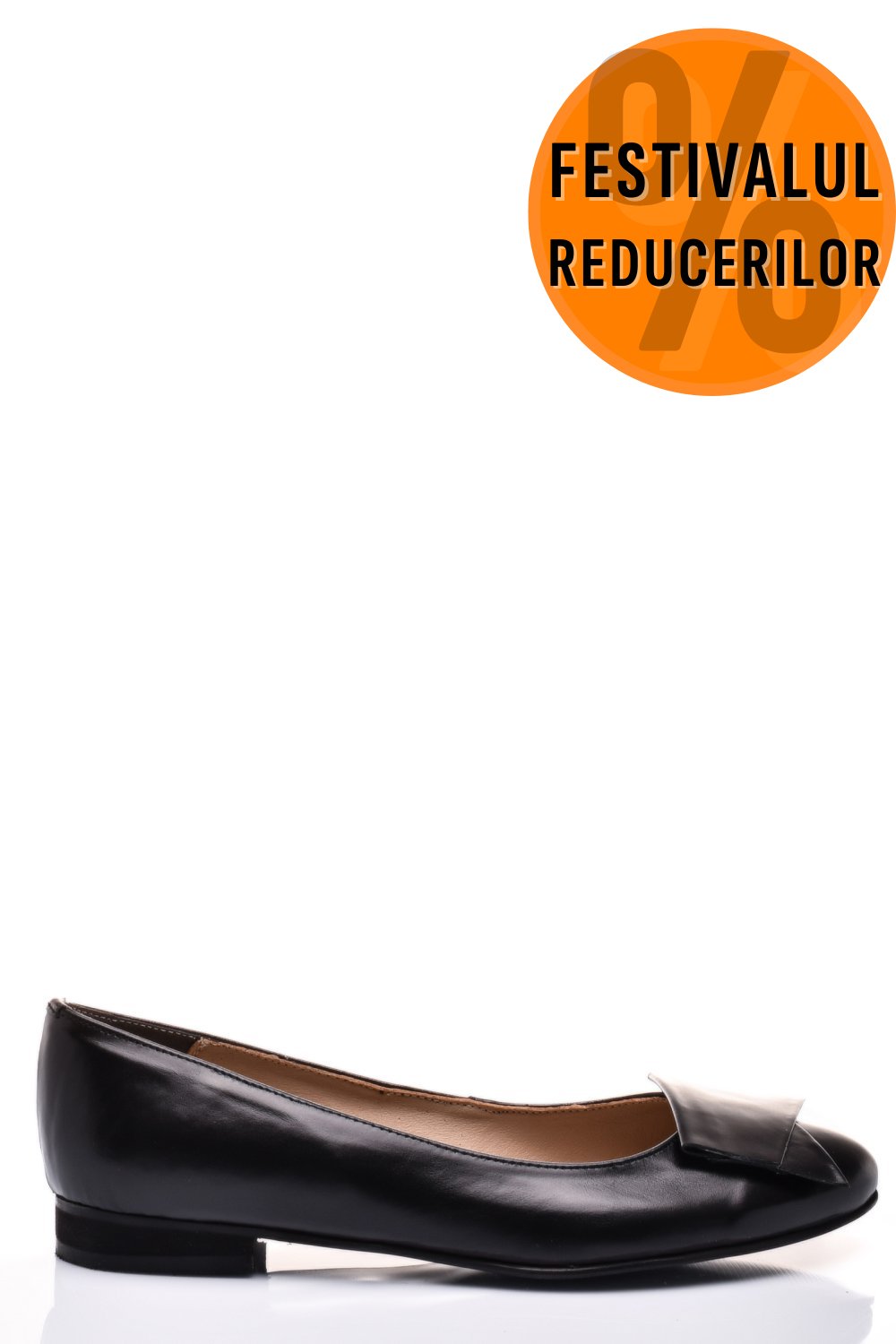 BALERINI NEGRI PIELE NATURALA 3S7705