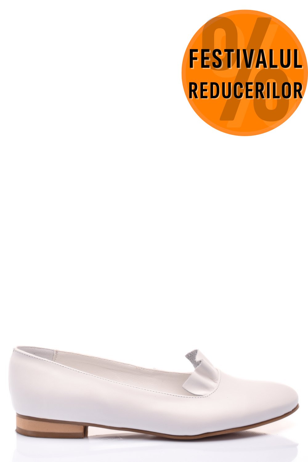 BALERINI ALBI PIELE NATURALA 3S7704