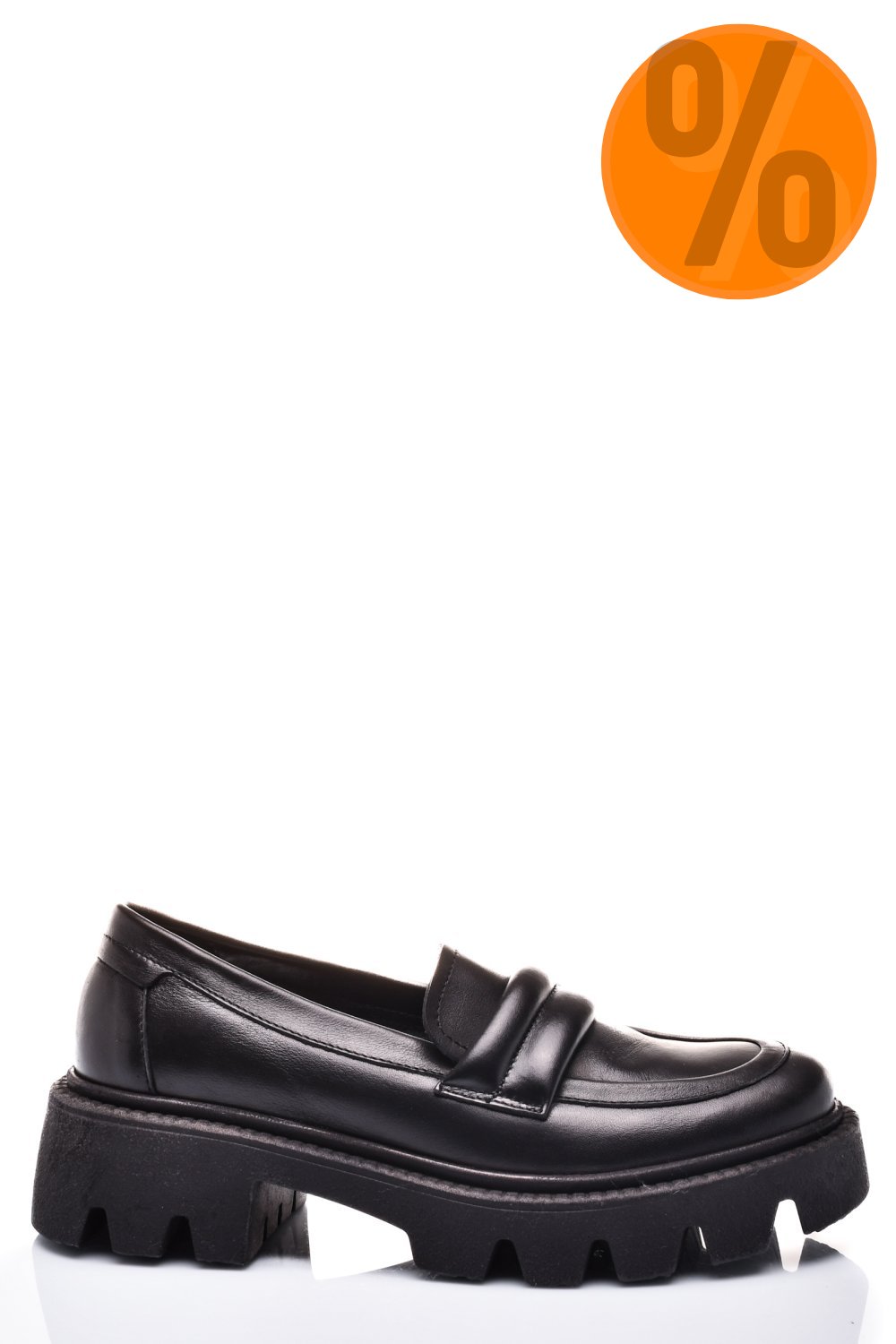 MOCASINI BLACK PIELE NATURALA 3S7799