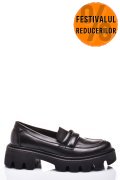 MOCASINI BLACK PIELE NATURALA 3S7799