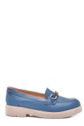 PANTOFI ALBASTRI PIELE NATURALA 2S7741604ANP