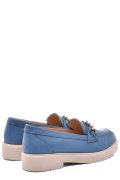PANTOFI ALBASTRI PIELE NATURALA 2S7741604ANP