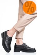 PANTOFI NEGRI PIELE NATURALA 2S7741603NP