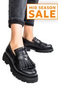 MOCASINI DAMA PIELE NATURALA BLACK 3S7795