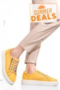 PANTOFI GALBENI PIELE NATURALA 2S7741607NP