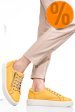 Pantofi galbeni piele naturala 2s7741607np