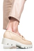 MOCASINI BEJ PIELE NATURALA ES772228188