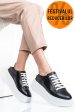 Pantofi negri piele naturala 2s7741610np