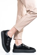 PANTOFI SPORT NEGRI PIELE NATURALA INTOARSA 2S7741609SP