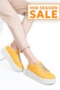 PANTOFI GALBENI PIELE NATURALA 2S7741610NP