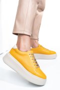 PANTOFI GALBENI PIELE NATURALA 2S7741610NP