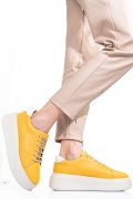 PANTOFI GALBENI PIELE NATURALA 2S7741610NP