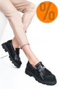 MOCASINI DAMA PIELE NATURALA NEGRI NABUK 3S7795