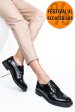 Pantofi negri piele naturala lacuita 2s7741605np