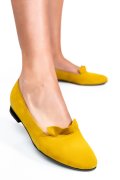 BALERINI GALBENI PIELE NATURALA 3S7704