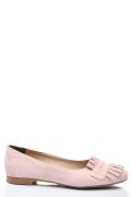 BALERINI ROZ PIELE NATURALA INTOARSA 3S7703