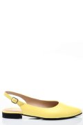 BALERINI GALBENI PIELE NATURALA 3S7711