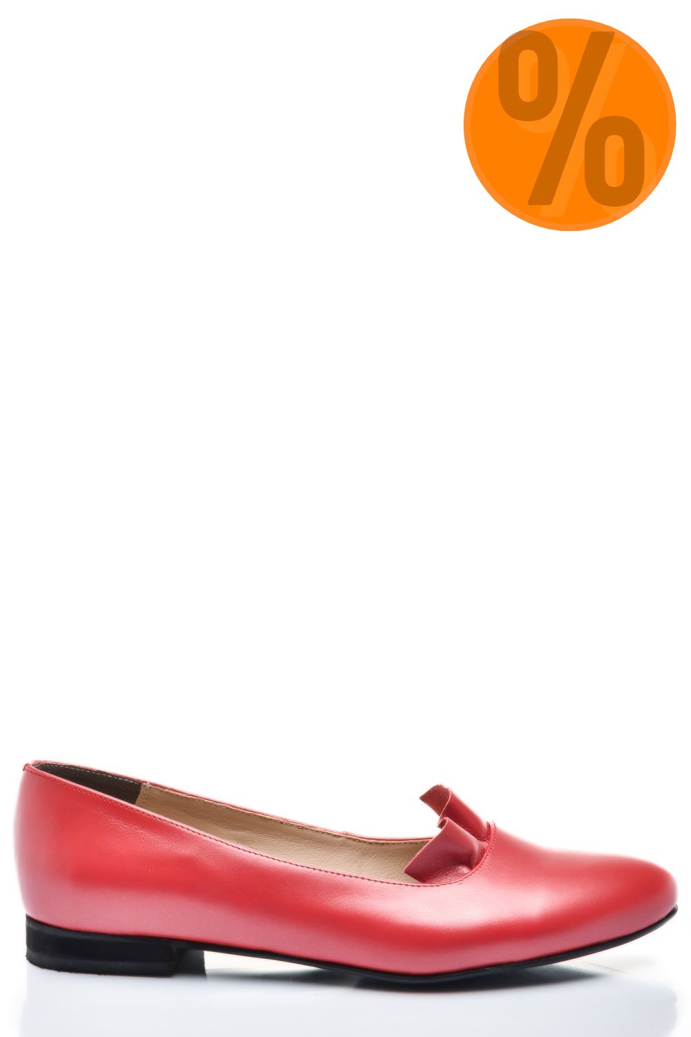 BALERINI ROSII PIELE NATURALA 3S7704