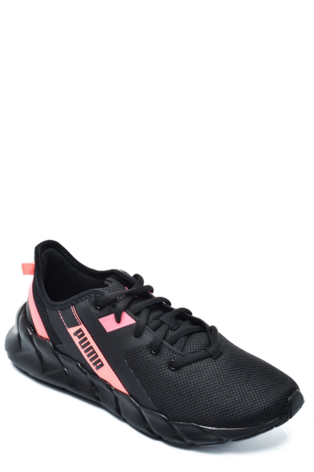 PUMA, PANTOFI SPORT BLACK PINK WNS  WEAVE XT
