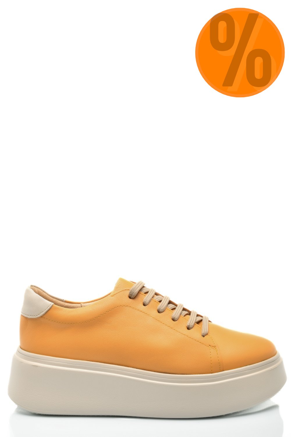 PANTOFI GALBENI PIELE NATURALA 2S7741610NP