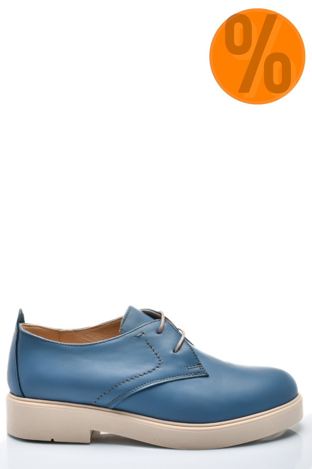 PANTOFI ALBASTRI PIELE NATURALA 2S7741603NP