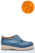 PANTOFI ALBASTRI PIELE NATURALA 2S7741603NP