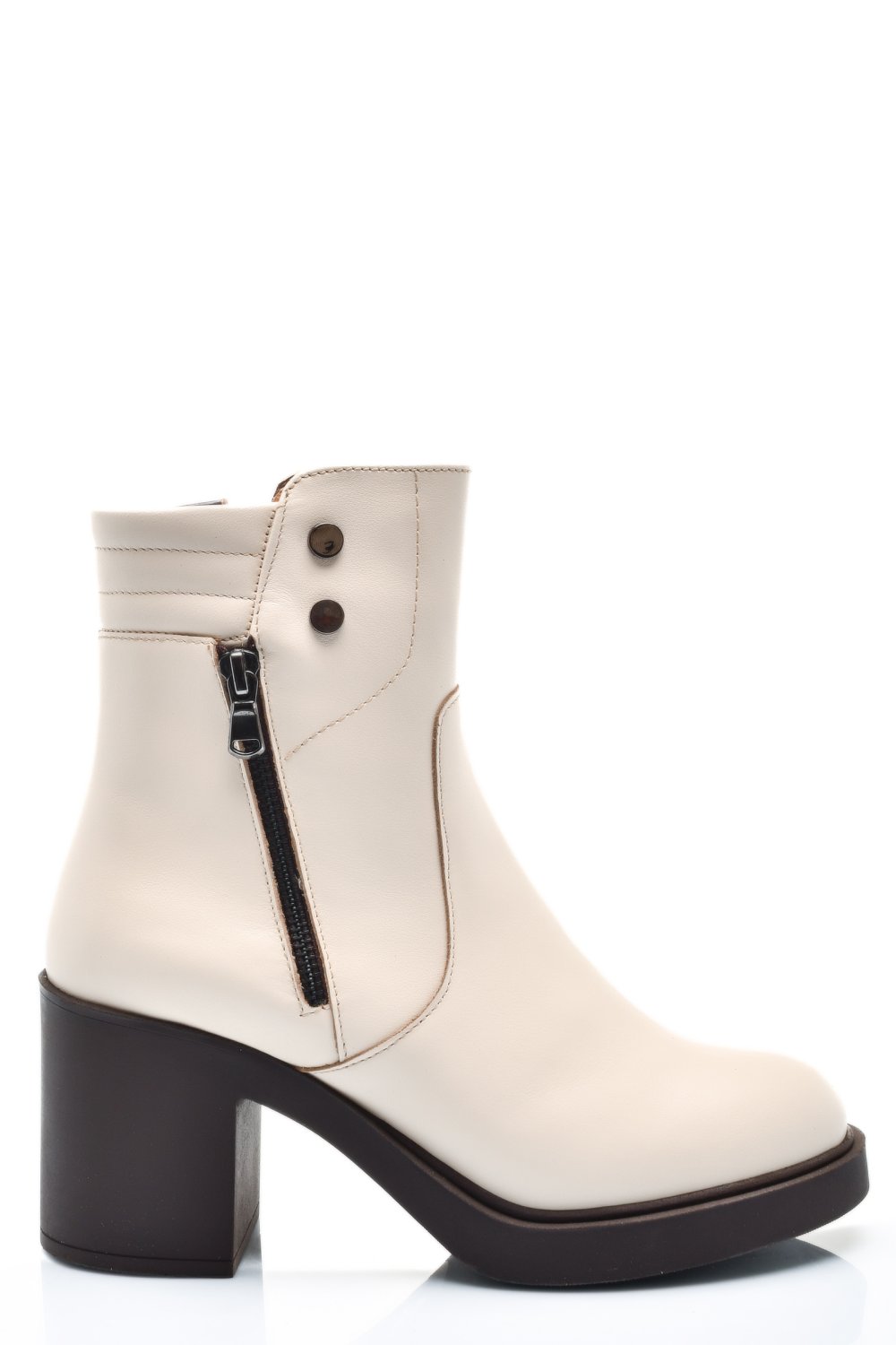 BOTINE BEJ PIELE NATURALA 2S7732-041NP