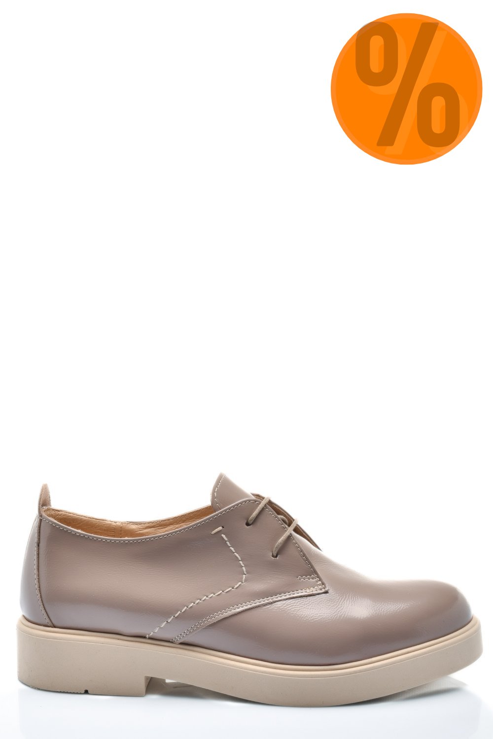 PANTOFI TAUPE PIELE NATURALA LACUITA 2S7741603NPK