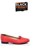 BALERINI ROSII PIELE NATURALA INTOARSA 3S7704